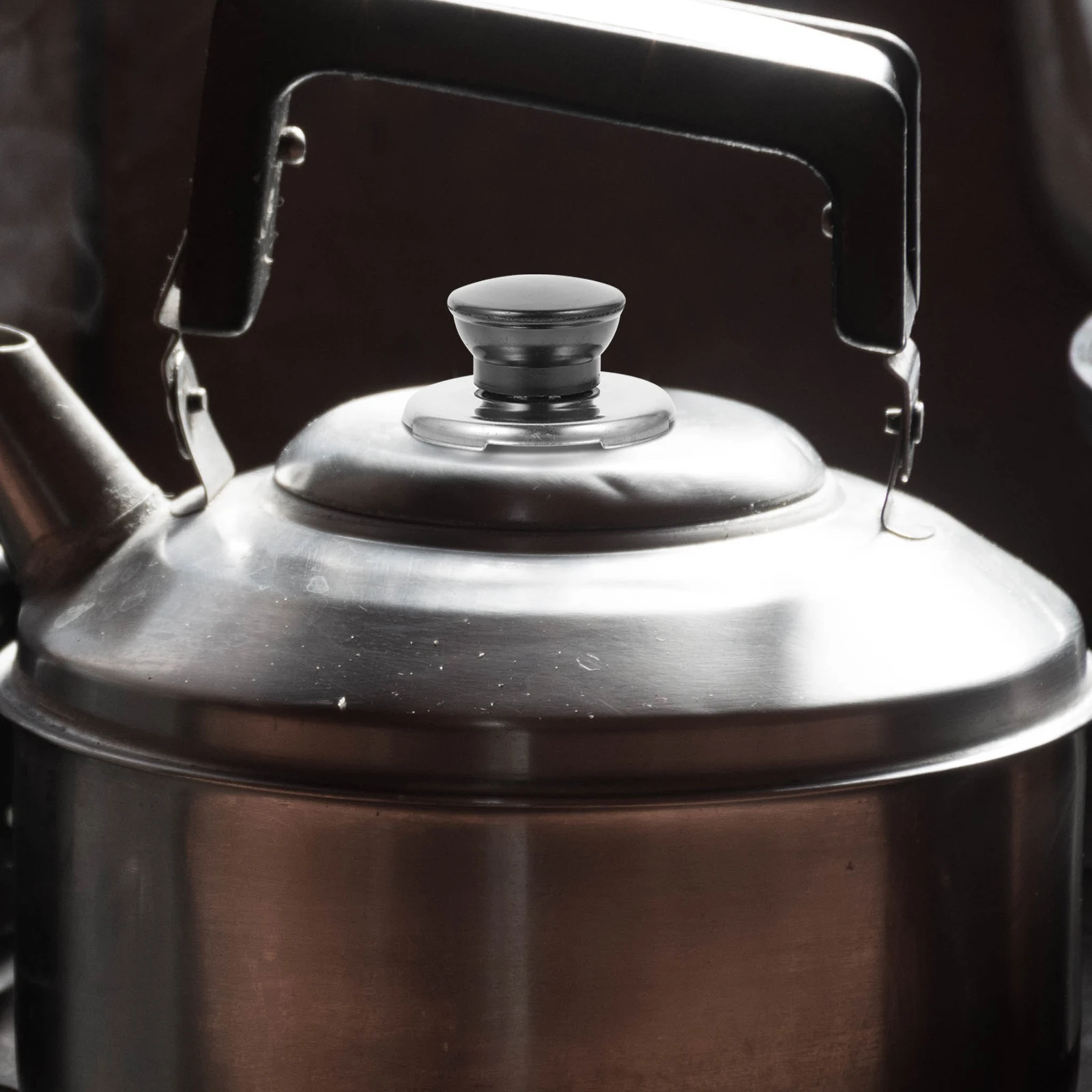 

Whistling Kettle Cover Knob Stainless Steel Universal Lid Handle Loud Warning for Tea Kettle Boil Water Accessory