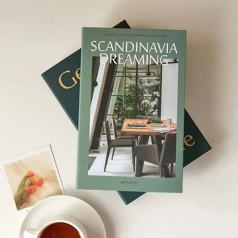 

Fashion Luxury Fake Books for Decoration Simulation Book Storage Box Coffee Table Books Ornaments Villa Hotle Home Decor
