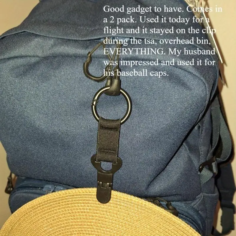 

1/2 шт., зажим для соломенной шляпы для путешествий на открытом воздухе, портативный зажим для сумки-компаньона для шляп, анти-потерянный многоцелевой уличный органайзер для перчаток