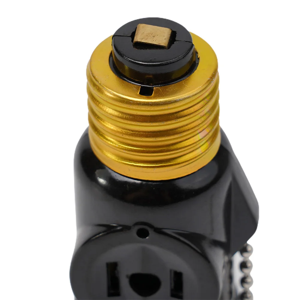 Light Bulb Socket Led Wall Plug-In With Switch Base Ac Outlet Bedroom E26 Indoor & Outdoor Living Room Plastic