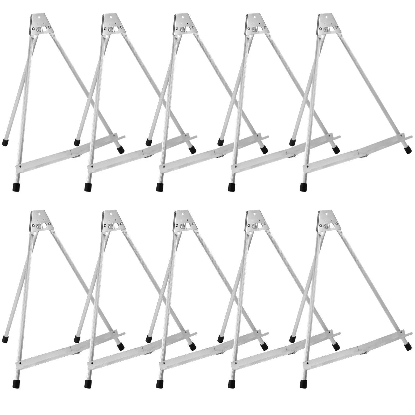 10Pcs Aluminum Tabletop Easels 19.3