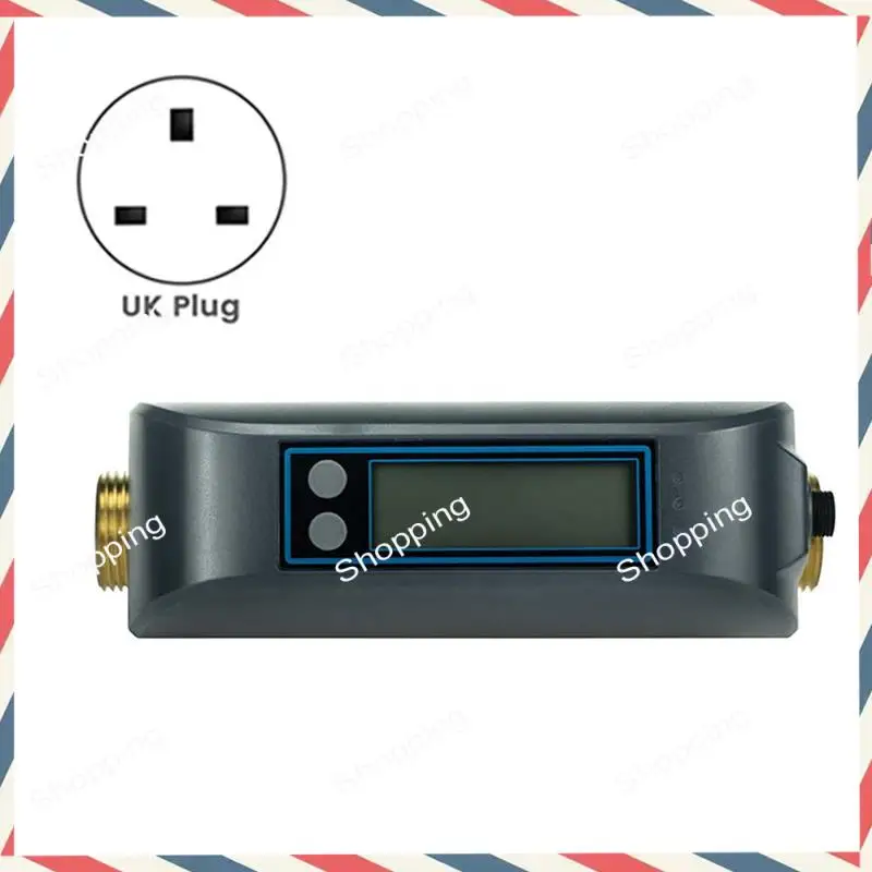 

M20K Smart Wi-Fi Водяной клапан Мониторинг потребления воды и дисплей Screem Дистанционное управление Дисплей в реальном времени Британская вилка