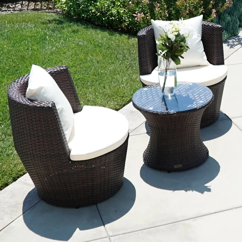 outdoor tables and chairs with umbrella courtyard rattan chairs open-air balcony small tables and chairs garden leisure ratt