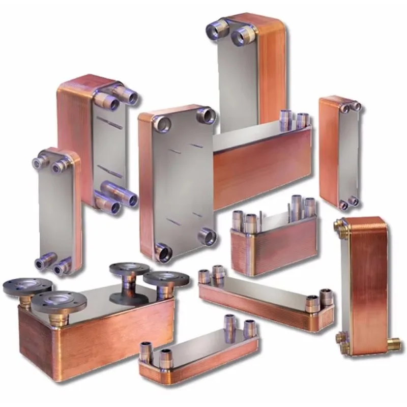 Brazed plate heat exchanger for refrigeration/brazed heat exchanger for high pressure