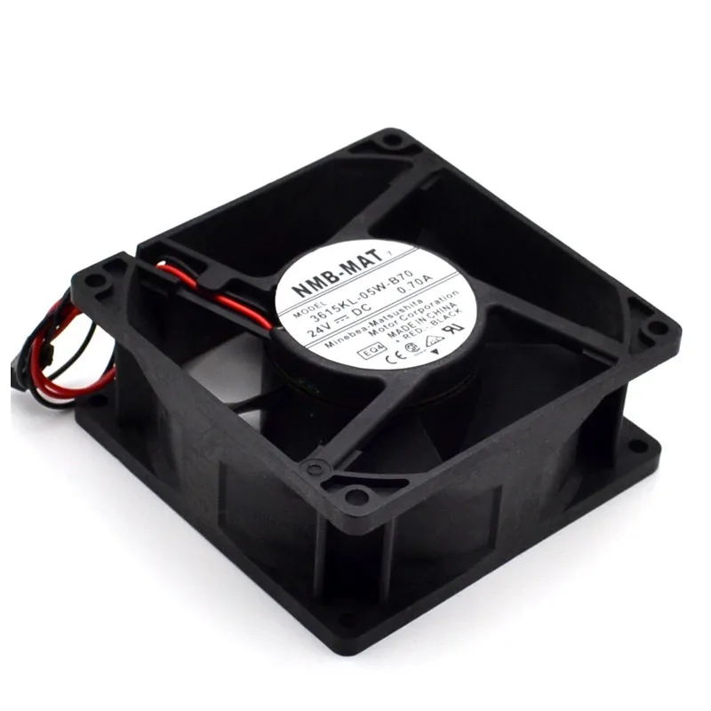 For NMB-MAT 3615KL-05W-B70 EQ1 DC 24V 0.70A 92x92x25mm Server Cooling Fan