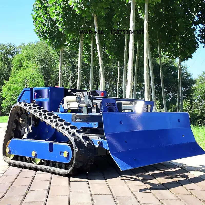 

CE EPA Approved All Terrain RC Grass Cutter Garden Crawler Remote Control Robot Lawn Mower with Snow Blade