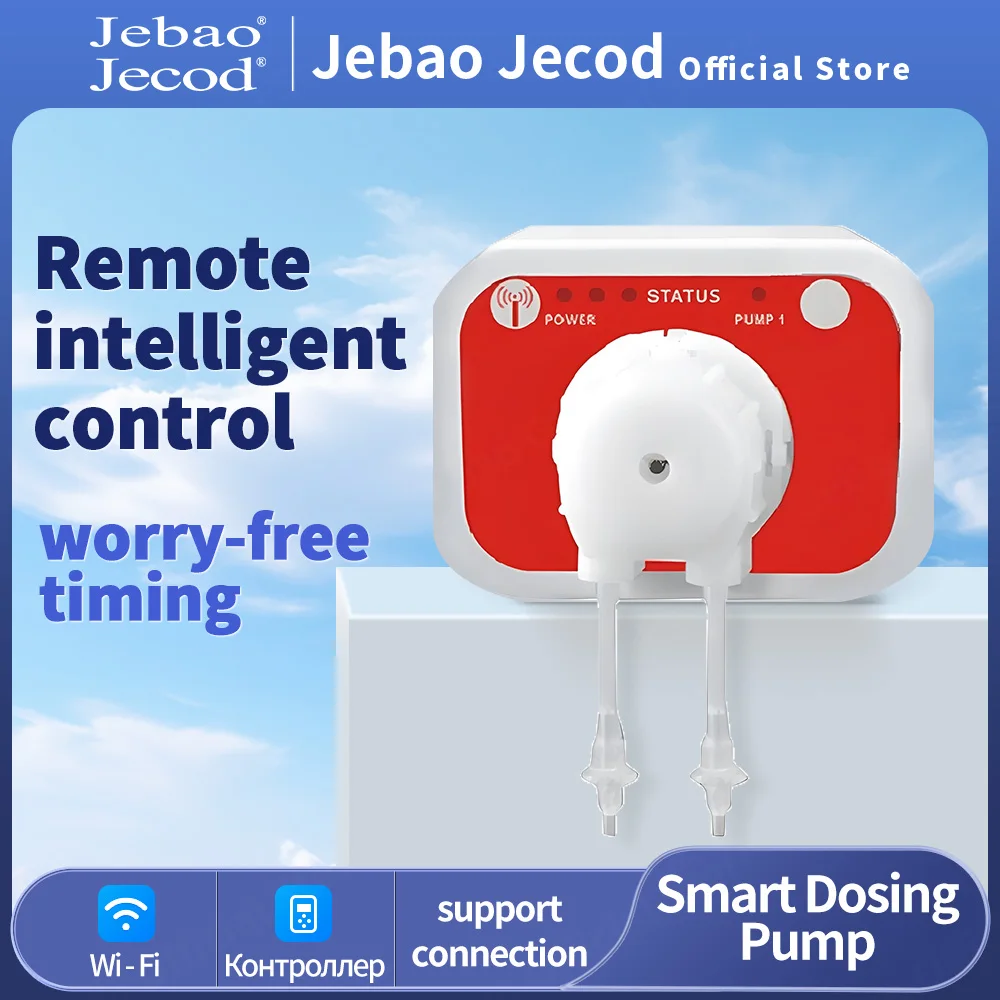 Jebao Jecod DOSER-3.1 Automatic Dosing Pump，APP & WiFi Controlled Automatic Quantitative Doser for Marine Reef Aquariums