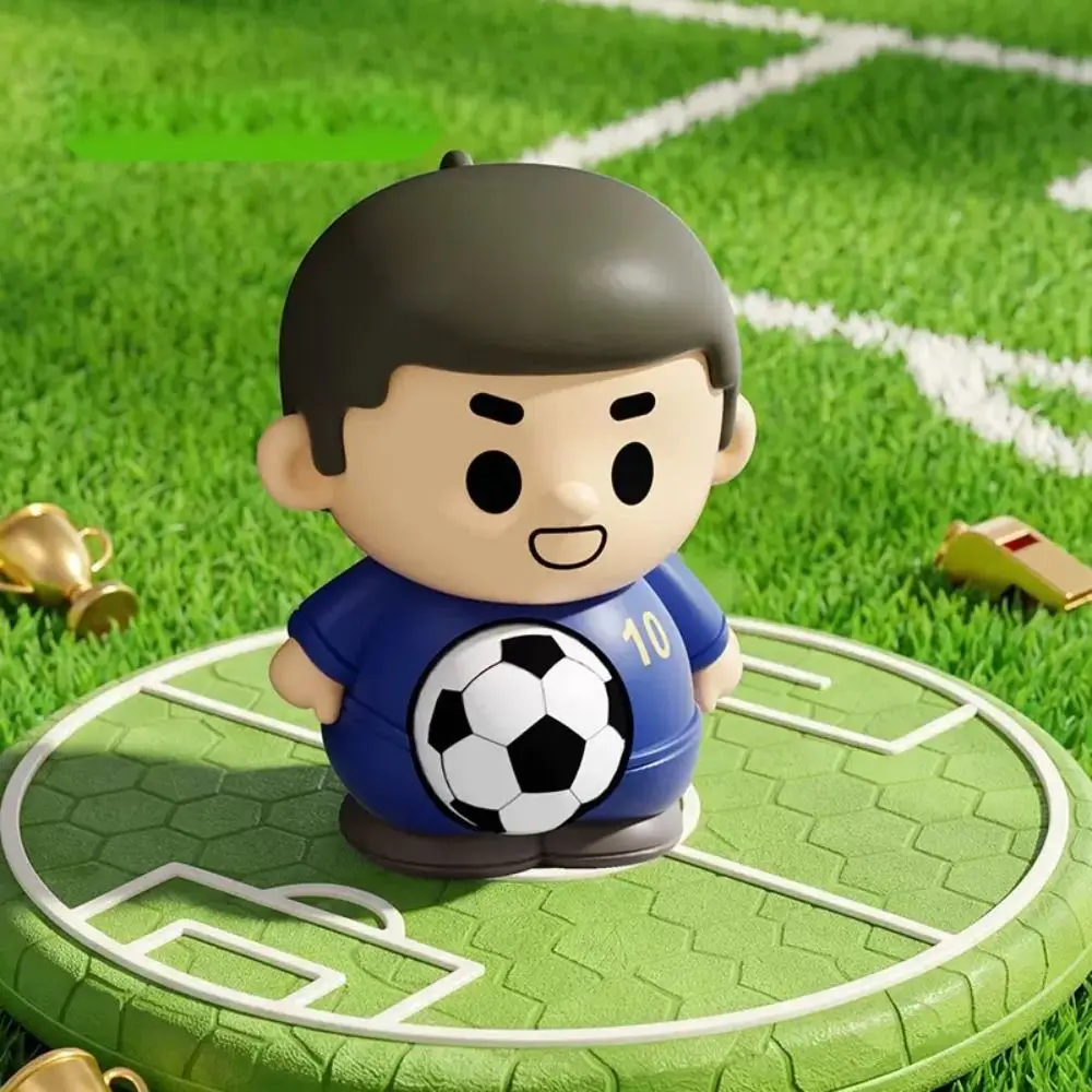 Music Rebound Decompression Squeeze Cute Design Football Player Pinch Press Football Shape Football Squeeze