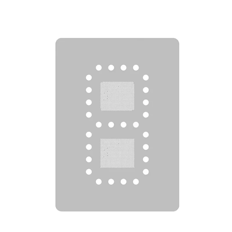 AMAOE U-GL7325 0.1mm BGA Reballing Stencil for Snapdragon778G SM7325 7315 Isolation Planting Tin Steel Mesh Template