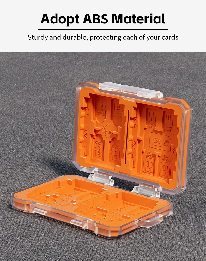Kamera SD-Kartenhülle CFexpress B Aufbewahrung Wasserdichtes TF-Kartenetui Anti-Shock-Speicherkartenhüllen für CF SIM Fotografie Zubehör – Detail 6