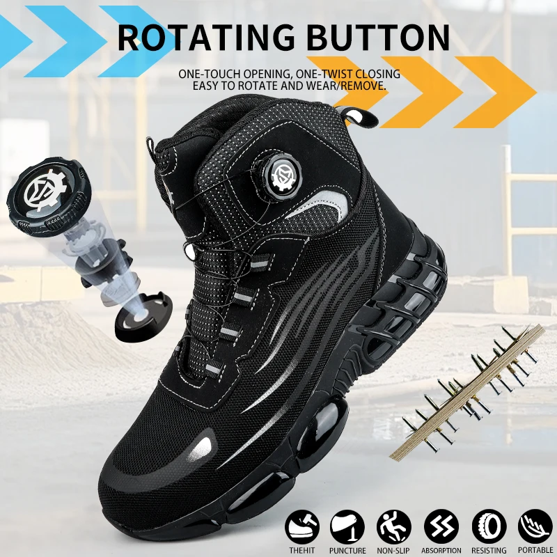 Best-Selling, Easy-to-Wear Protective Shoes, Safety Shoes, Work Shoes, and Labor Protection Shoes, Resistant to Impact