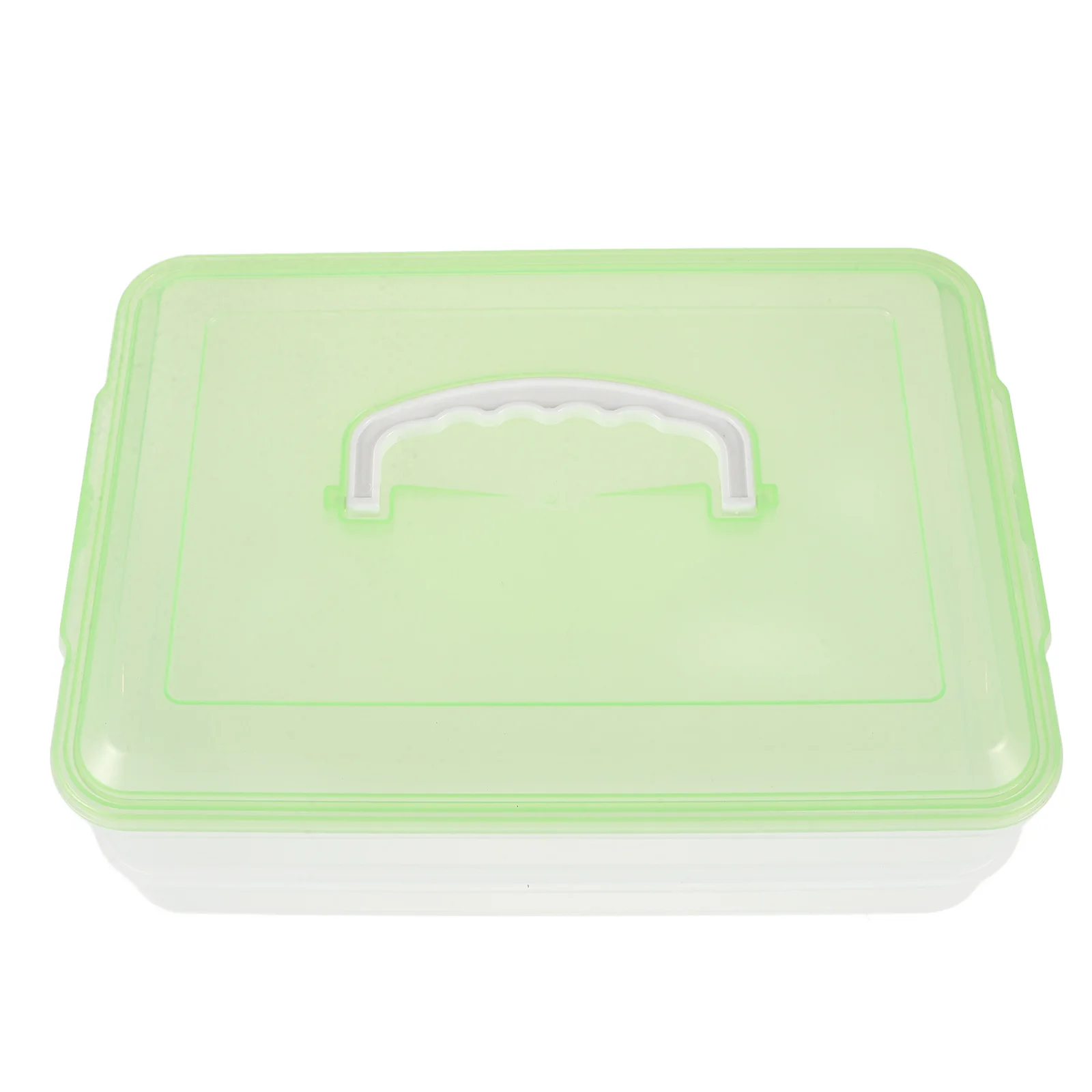 

Round Food Storage Container Plastic Refrigerator Dumpling Holders Fridge Box Large Capacity Reusable Safe Reliable Practical