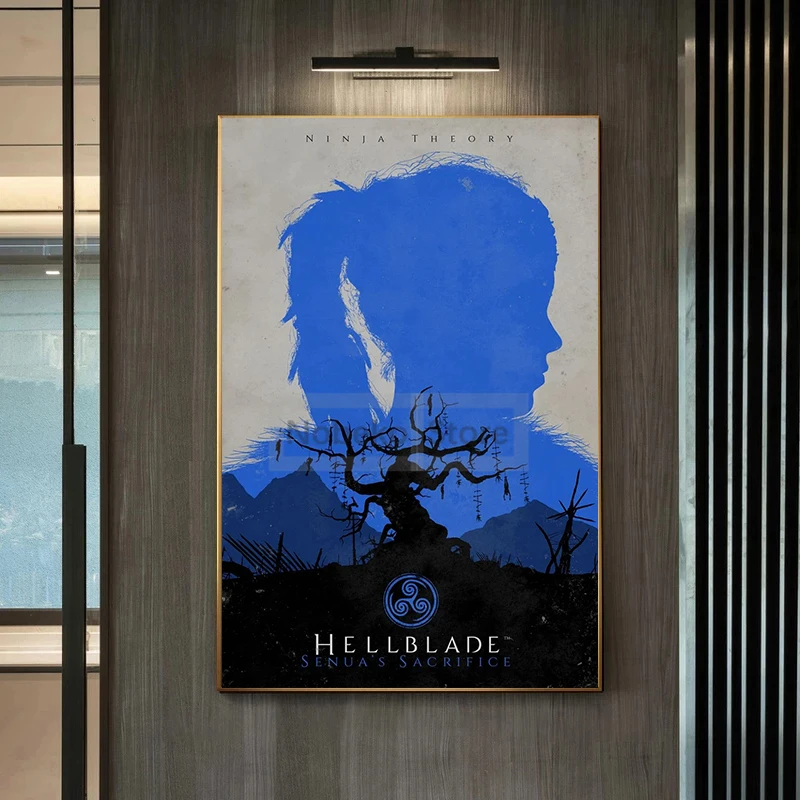 Video Games Hellblade Senua's Sacrifice Character Vintage Posters Senua Prints Canvas Wall Art Pictures Home Room Decoration