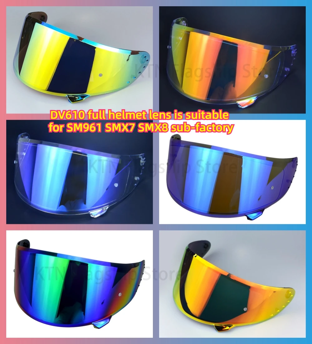 DV610 Lente per casco integrale per accessori per casco per lenti per casco moto SM961 SMX7 SMX8