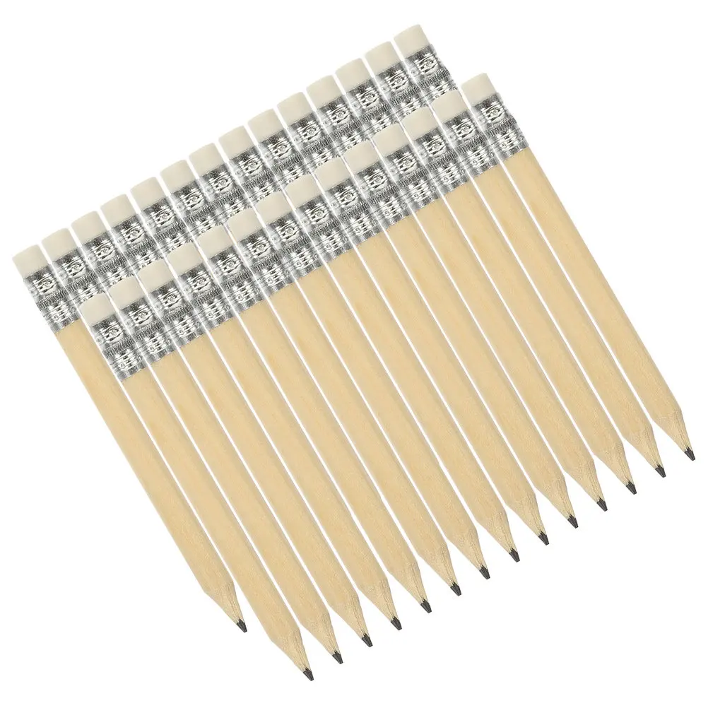 

100Pcs Short Erasable Pencils Lightweight Compact Wood Pencils for Drawing Sketching Writing Artists Students Teachers Prizes