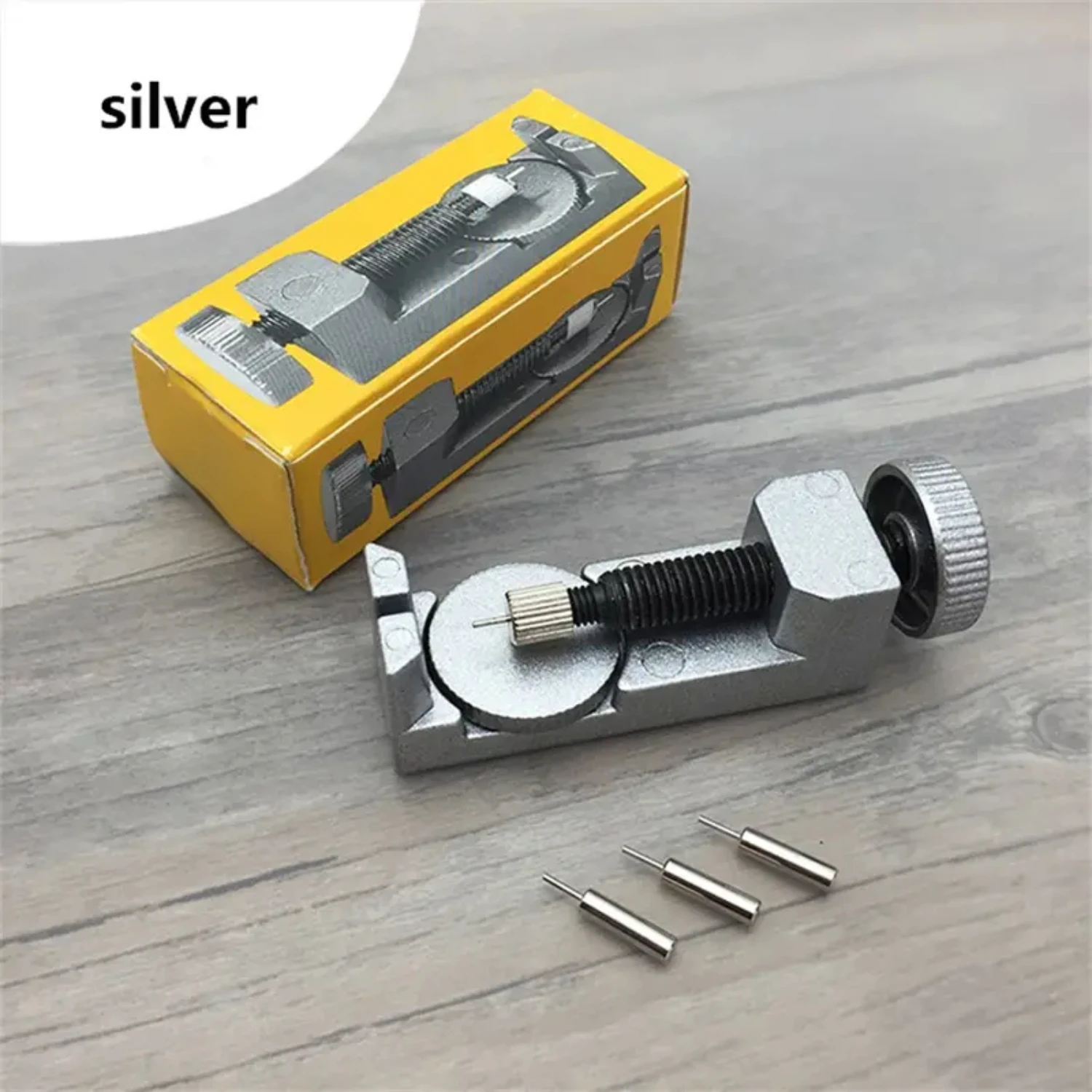 Professional Metal Watch Band Link Pin Remover Tool with Extra Pins for Easy Adjustment & Repair Mini adjustable wrench T handle