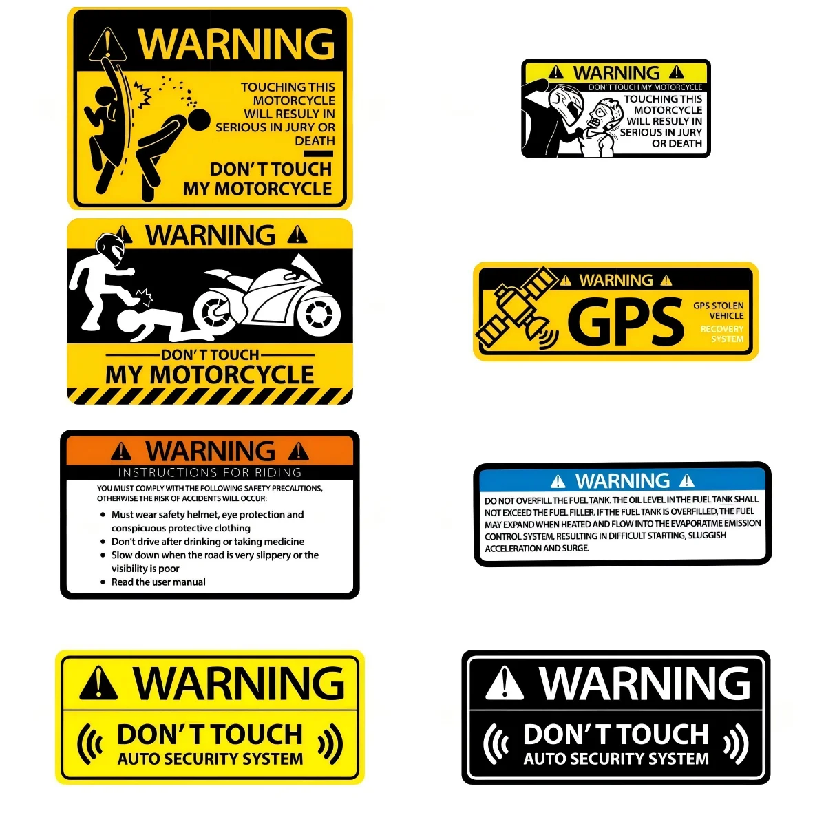 

Предупреждающие наклейки, светоотражающие мотоциклетные электрические мотоциклы, подходят для Ducati Moster 797 1299 MTS, виниловая лента для универсального мото