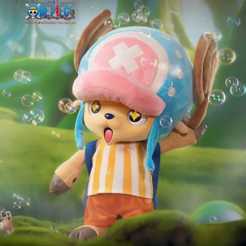 

Authentic One Piece Tony Tony Chopper 400% Large Plush Doll Toy Joint Movable Doll Anime Peripheral Holiday Gift