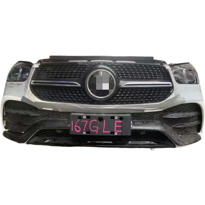 High Quality GLE W167 Front  Sport Face Assembly Intake Grille Front Nose Bumper Radiator Set for