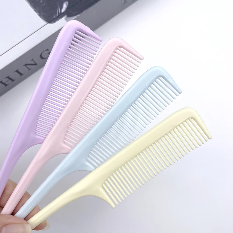 1 Pair Mini Portable Pocket Combs (Pointed Tail Comb   Flat Comb), Perfect for Hair Styling and Braiding. Convenient for Travel. view 6