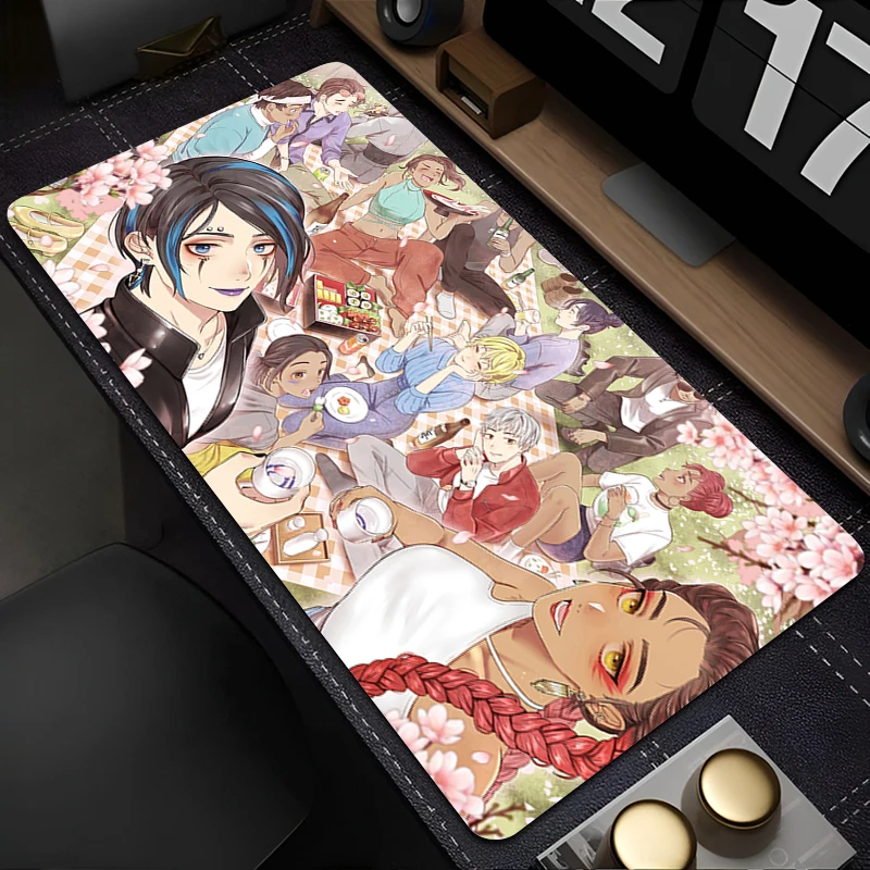 Rampart Apex Legends Anime Large Mouse Pad PC Gaming Non-slip Table Mat Mousepad For Office Gamer Laptop Mats Company Desk Pads