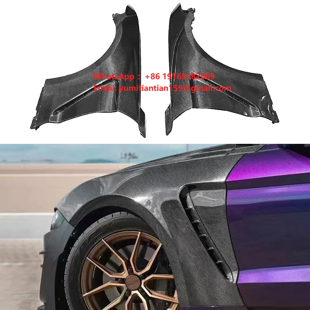 GT350 Style Carbon Fiber Fenders for 2015-2017 Ford Mustang Performance