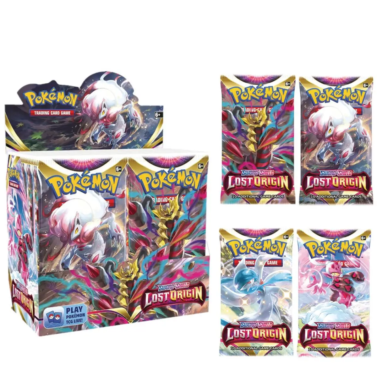 Pokemon Tcg Sword Shield Lost Origin Booster Display Box Pokemon 360 English Collection Card 10Additionalgamecards Toy