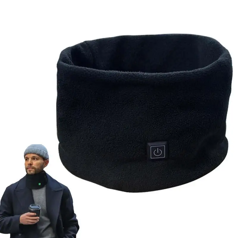 تسخين كهربائي وشاح الرقبة التفاف USB قابلة للشحن الشتاء الرقبة أدفأ 3 سرعة تعديل وشاح من الصوف لركوب الدراجات التزلج التخييم