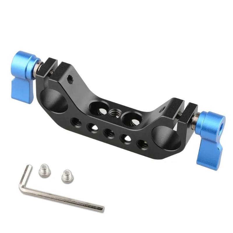 

Double hole pipe clamp rail connector SLR camera parallel multifunction 1714 portable