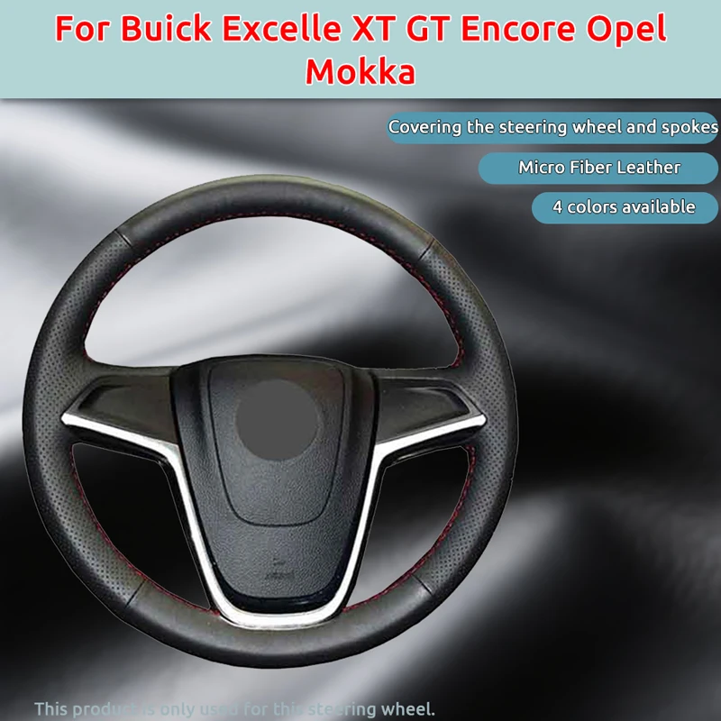 

DIY Car Steering Wheel Cover For Buick Excelle XT GT Encore Opel Mokka Artificial Leather Cover For Steering Wheel Original