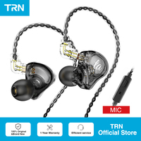 TRN TA Hi-FI 1BA+1DD Knowles Hybrid Beryllium-plated Dynamic In-ear Monitors Earphone HIFI Bass  Running For Xiaomi