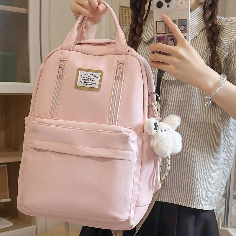 حقيبة ظهر نسائية للسفر اليومي، متعددة الجيوب، حقيبة سفر كاجوال للنساء والرجال، حقيبة مدرسية للمراهقات والأولاد، حقيبة كمبيوتر محمول