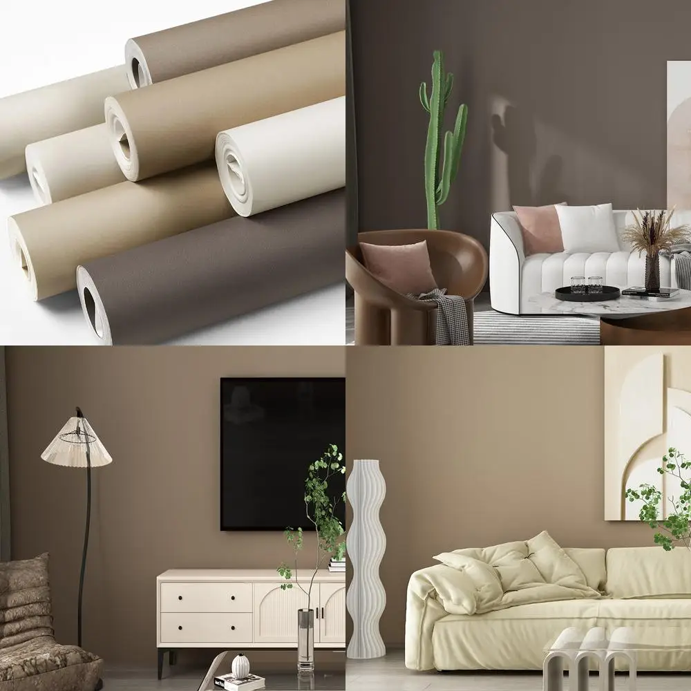 

Молоко Кофе Бежевый Глубокий Кофе Светло-Желтый Кремовый Нетканые обои Хаки Фон Обои Несамоклеящаяся