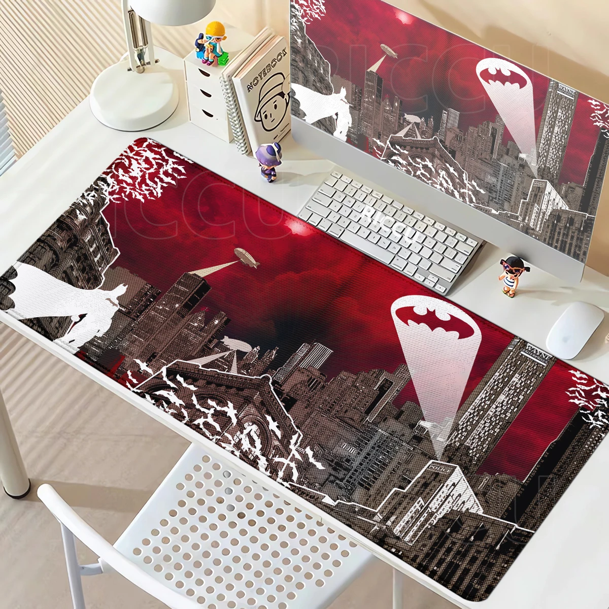 

Office Laptop Table Mat B-batman Anime Large Deskmat XXL Playmat Decort Carpet Gamer Extended Mouse Pad Computer Accessories Rug