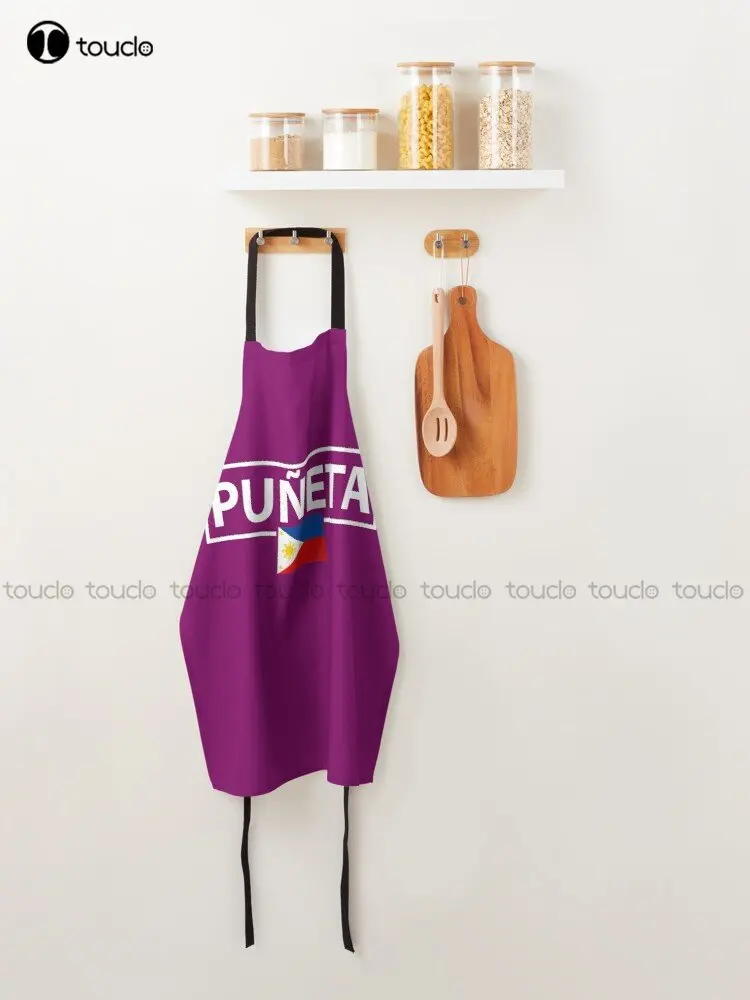 Puneta Distressed Filipino Funny Gift Design Apron Aprons For Women Men Unisex Adult Household Cleaning Apron New Custom Apron