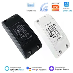 WiFi Smart Light Switch Universal Breaker Timer Works with Tuya Smart Life APP Wireless Remote Control Modules