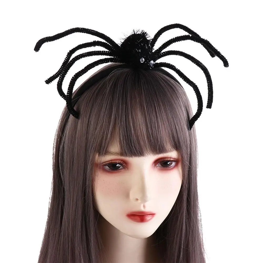 Long-legged Spider Halloween Spider Headband Novelty Non-slip Women Hair Hoop Headwear Party Decoration Halloween Hairbands