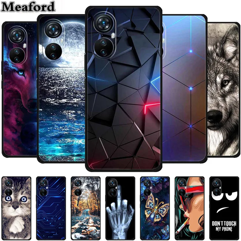 For Blackview A200 Pro Case Animals TPU Silicone Phone Cover Cases for BlackviewA200 Pro Wolf Cool Protective Shockproof Coque