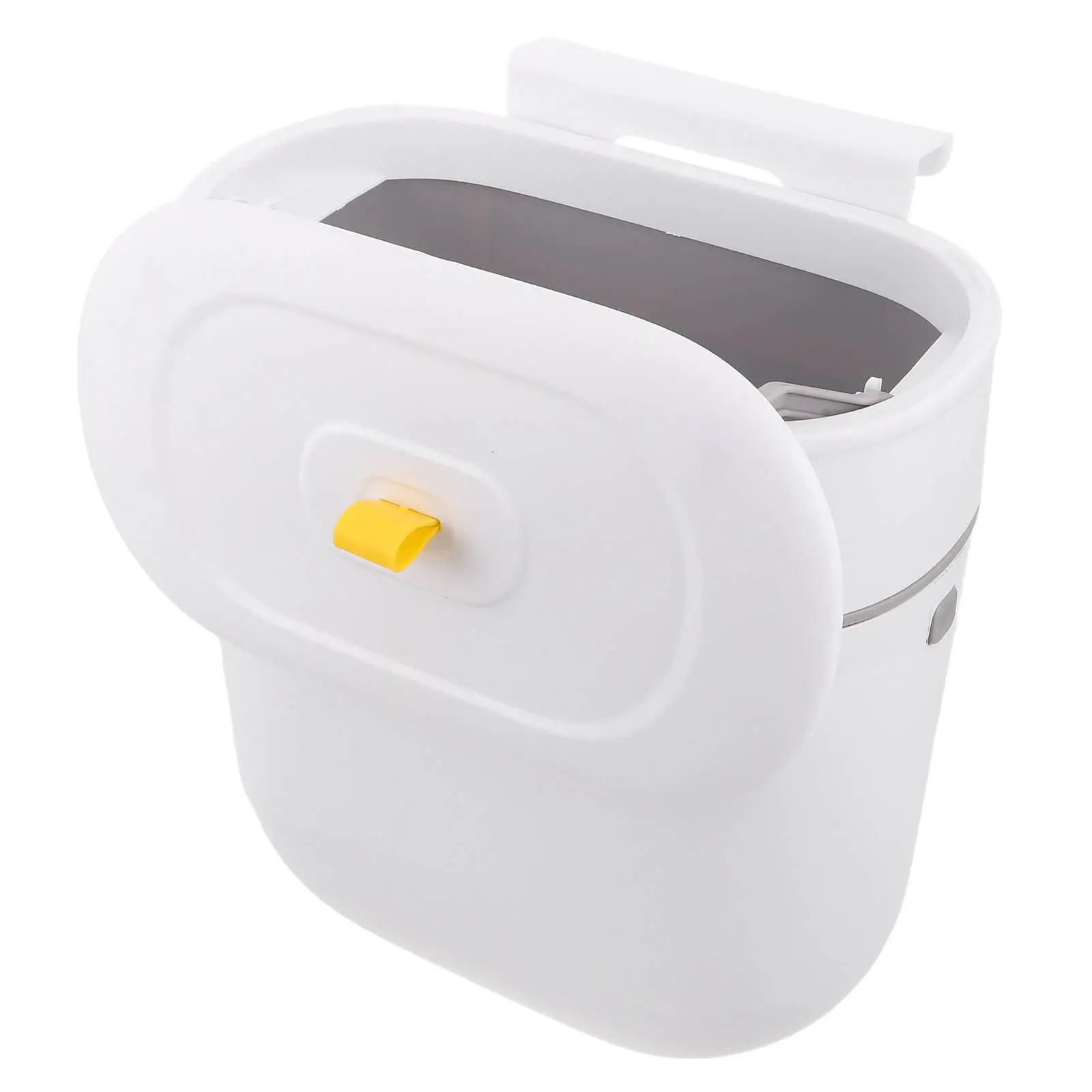 Hanging Trash Can for Kitchen Cabinet Door Lid Space Saving Wall Mounted Small Under Sink Garbage Bin Compost Waste Bin for Home