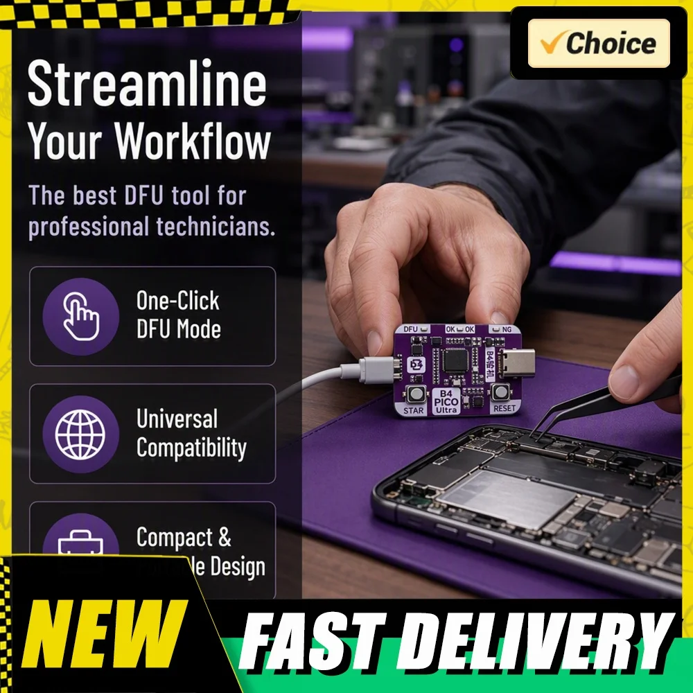 B4 Pico Ultra DFU Tool One-Click Entry DFU Mode Restart Recovery Mode for XR XS 11 Pro Max Type-C