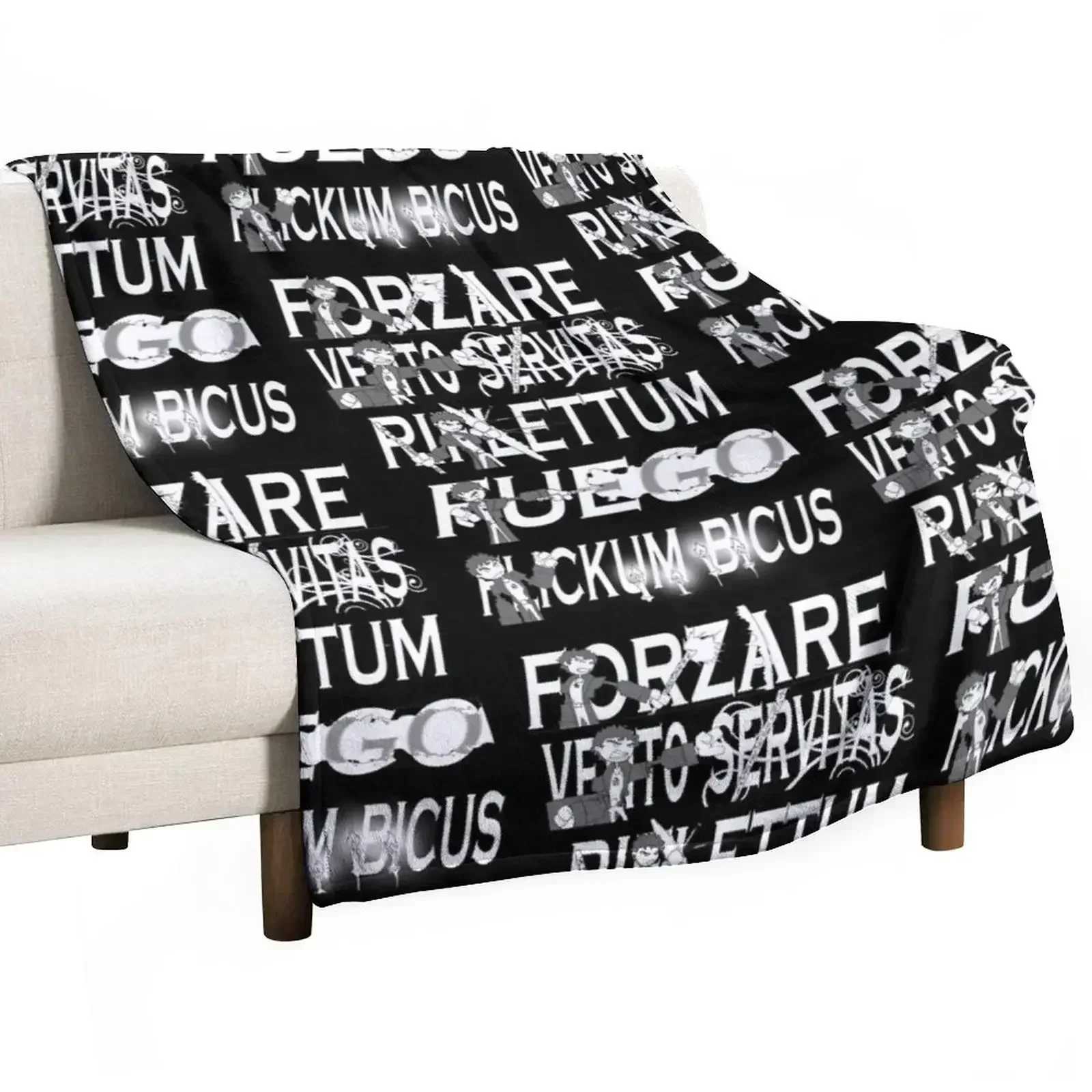 

Dresden Files - Spells Throw Blanket Warm Plush Fuzzy Blanket for Living Room