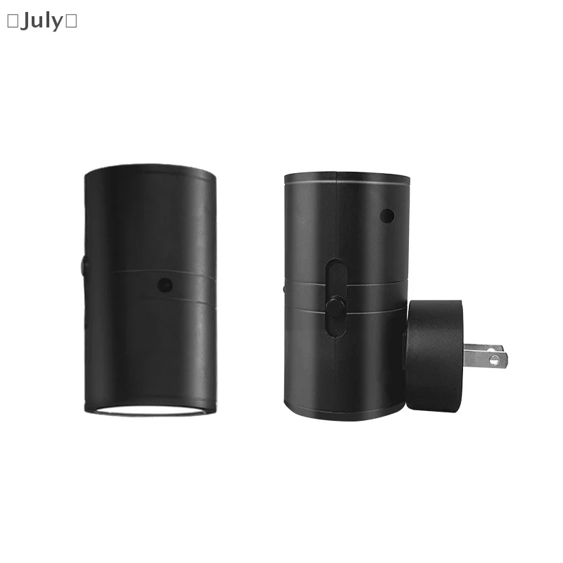 Cylindrical LED Night Light Plug In Modern Wall Lamp Sensor Adjustable Brightness Dimmable Night Lights For Hallway Bedroom