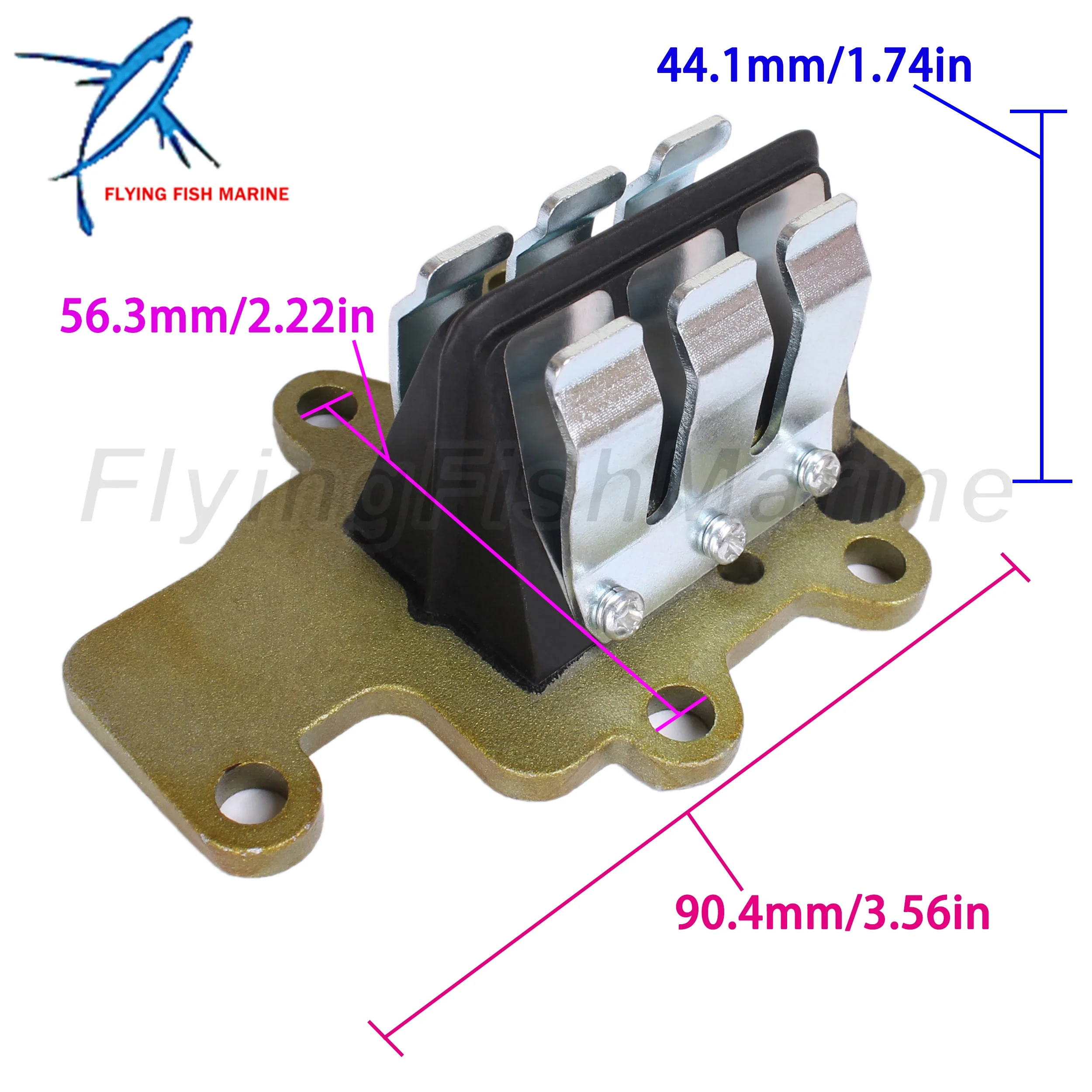 Outboard Motor 677-13610-00 Reed Valve Assy for Yamaha 6HP 8HP 6B 8B Boat Motor for Hidea for Parsun T6/T8