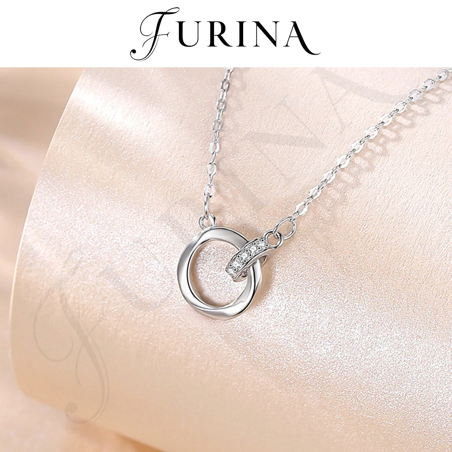 

Оригинальное ожерелье Furina из стерлингового серебра S999, ожерелье Мебиуса с тестовым сертификатом, подарочная упаковка, ювелирные изделия для подруги, подарки 2025 г.