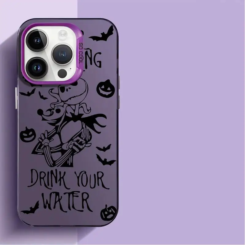 Etui na telefon Apple iPhone 11 13 15 Pro Max 14 Plus 12 16 Silicone Shockproof Funda Disney The Nightmare Before Christmas