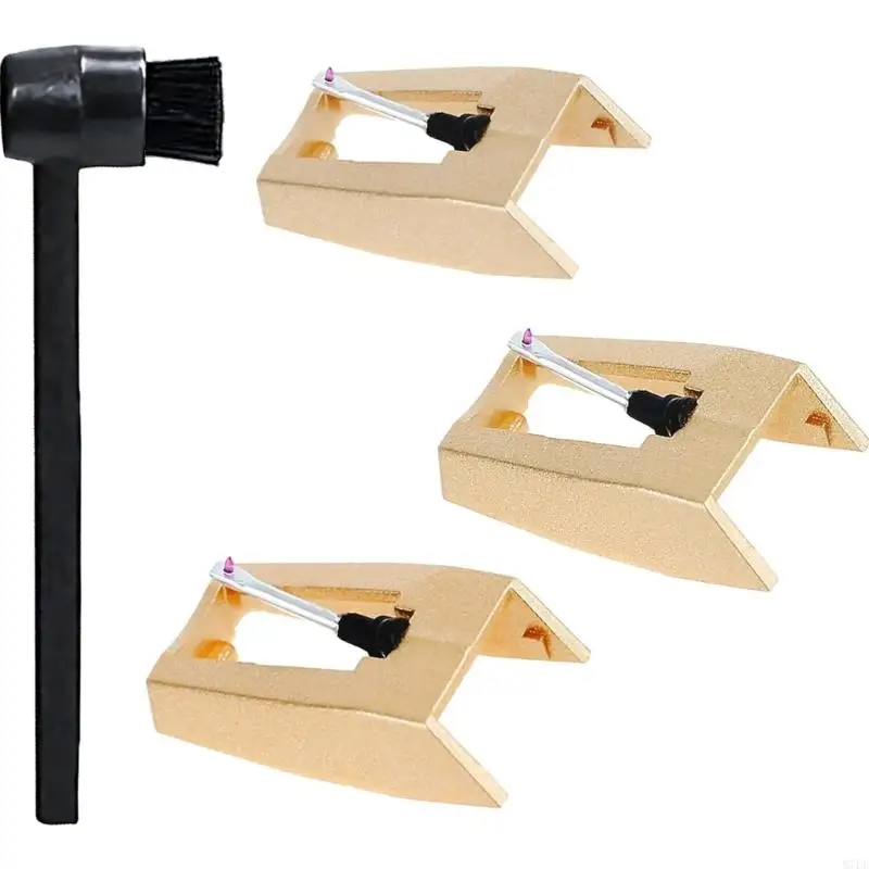 

Пластиковые стилусы M7DF для проигрывателя пластинок Essential с алмазной иглой и щеткой для чистки