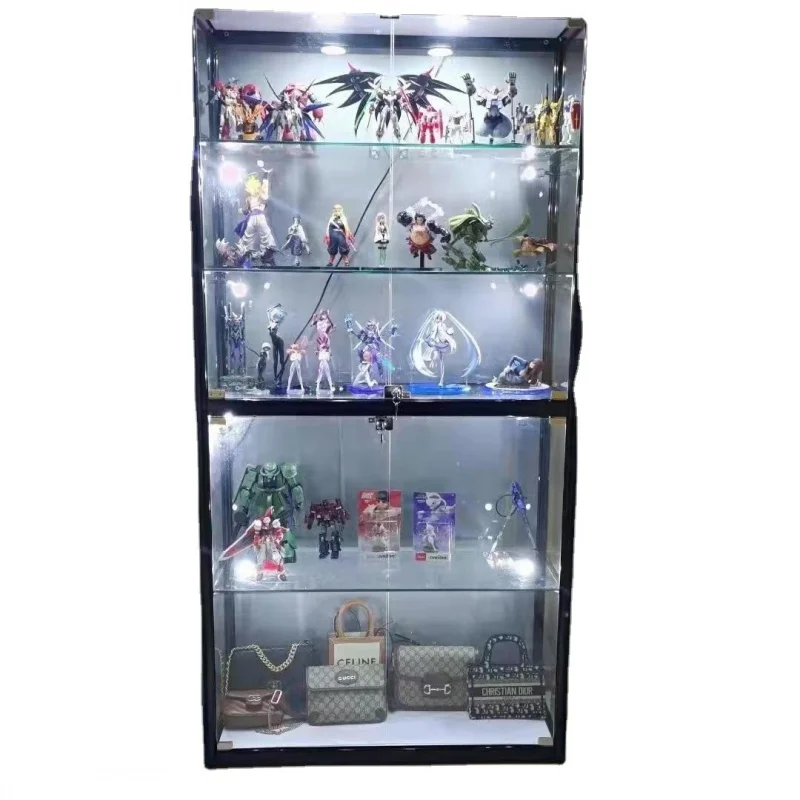

custom.China Factory Direct Handmade Building Block Glass Display Cabinet Toy Display Cabinet