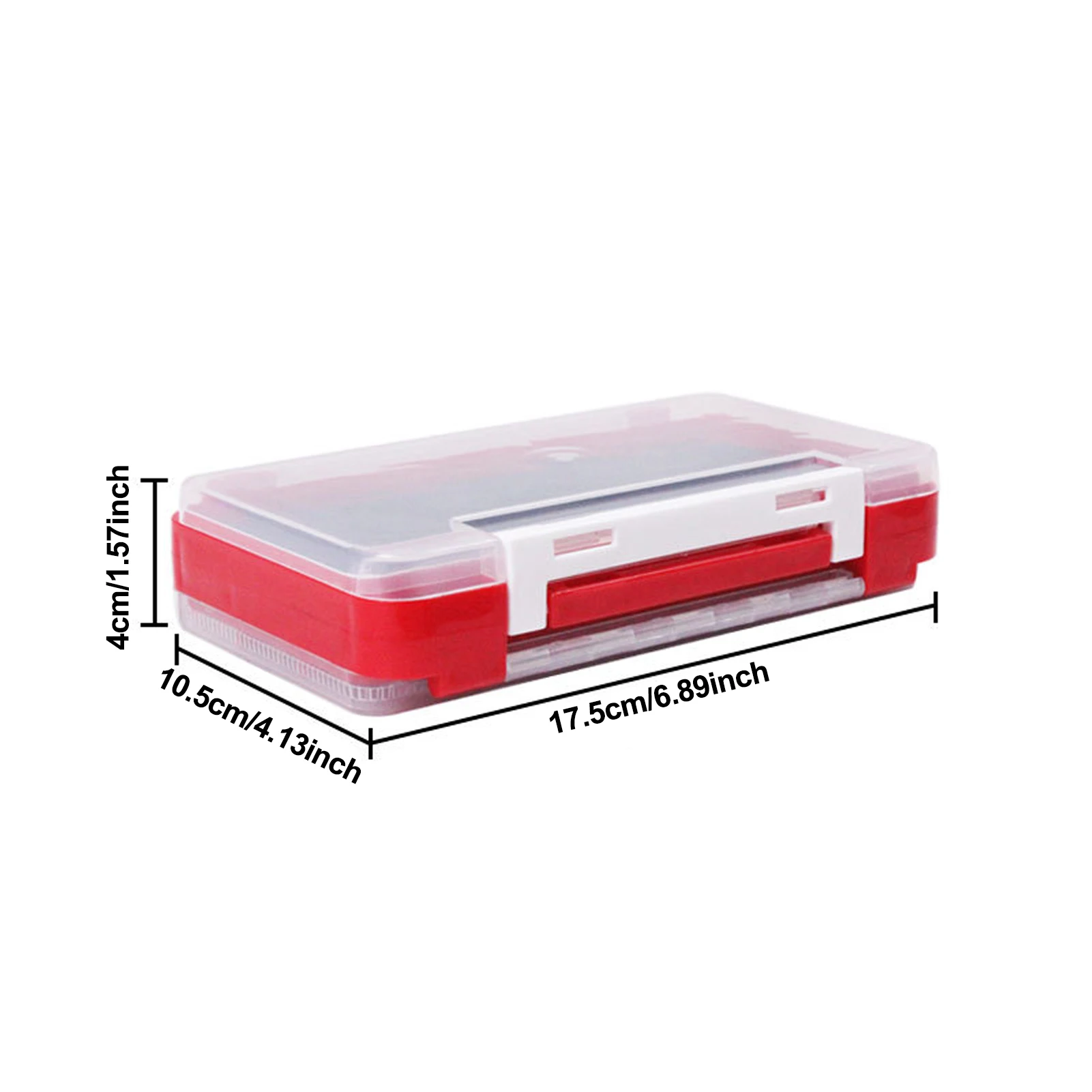 EVA Fishing Lure Box Thickened Plastic Organizer Box For Fishing Lure Fake Bait Fishhook Float Portable Fishing Gear Organizer
