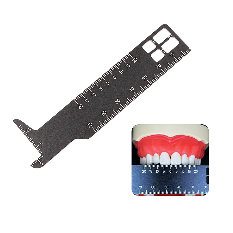 1Pc Dental Precision Measuring Ruler Tooth Gap Photography Medical Tool Span Measure Scale Endodontic Instruments