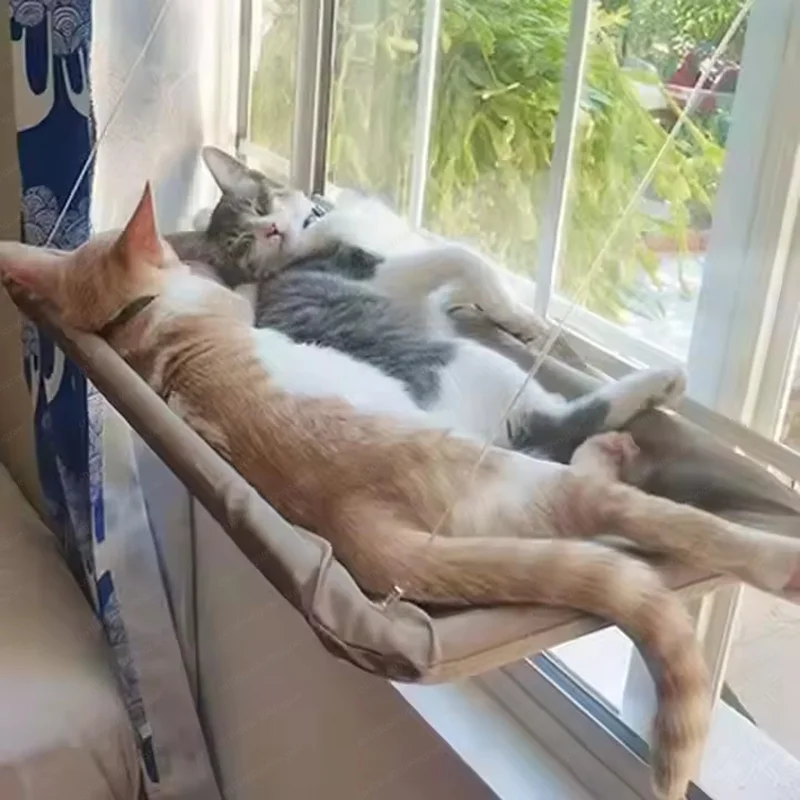 M Suction Cup Hanging Cat Sling, Warm Winter Window Perch For Sunbathing On Glass, Sill And Balcony Surfaces